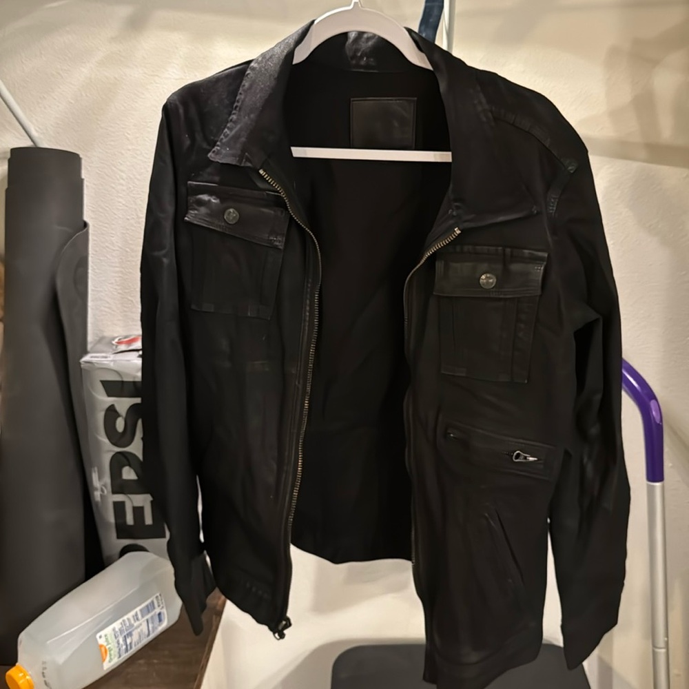 Kill city black denim jacket